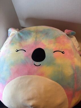 Original Squishmallows large 16 inch Katya Koala pastel tie dye Plush
